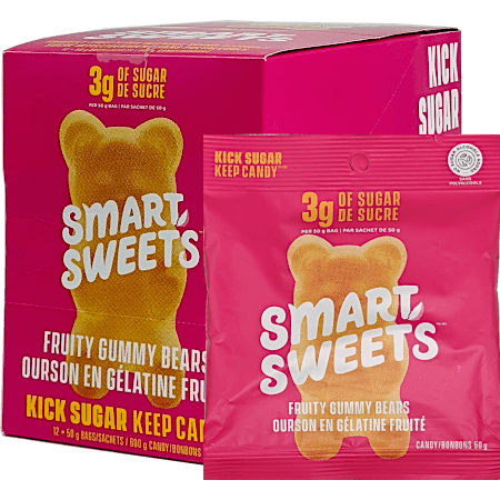Gummy Bears Sweetened with Stevia - Fruity